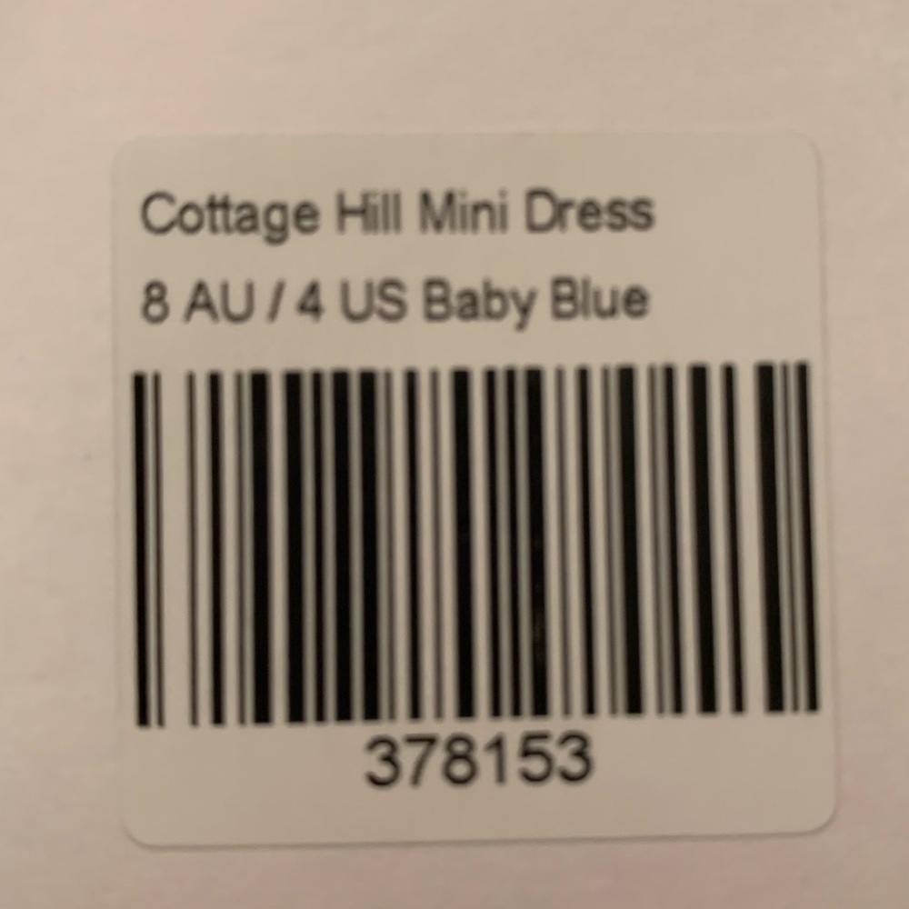 Cottage Hill Baby Blue Mini Dress - Picture 3 of 4